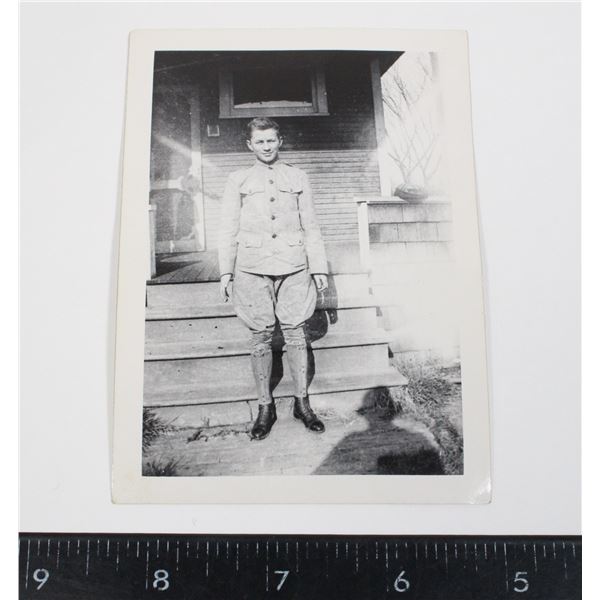 #809 WW1 AMERICAN SOLDIER DOUGHBOY PHOTOGRAPH