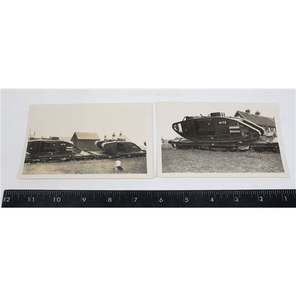 #811 BRITISH MK IV MALE HEAVY TANK #9172 PHOTO LOT