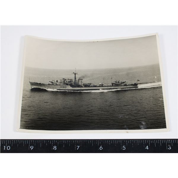 #816 BRITISH HMS PHOTOGRAPH 0180 MILITARY SHIP