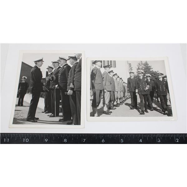 #817 ADMIRALTY PHOTO LOT OF 2 ROYAL NAVY PHOTOS