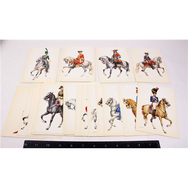 #832 PRUSSIAN FRENCH EMPIRE ILLUSTRATED POSTCARDS