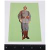 Image 1 : #835 FRENCH CARD- WW1 GERMAN SOLDIER PICKELHAUBE