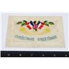 Image 1 : #841 WW1 SILK POSTCARD CHRISTMAS GREETINGS FRANCE