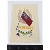 Image 1 : #851 WW1 SILK POSTCARD CANADA RED ENSIGN FLAG