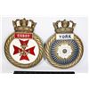 Image 1 : #864 PAIR METAL PLAQUES HMCS CABOT HMCS YORK