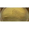 Image 2 : #867 WW2 ROYAL AIR FORCE BRASS ASHTRAY W/BADGE