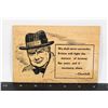 Image 1 : #875 WW2 WINSTON CHURCHILL WOODEN PLAQUE WITH