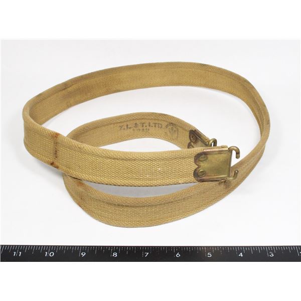 #880 WW2 LEE-ENFIELD RIFLE SLING 1942 Z.L.&T