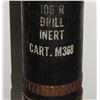Image 3 : #887 106R DRILL INERT M638 CARTRIDGE SHELL 1956 US