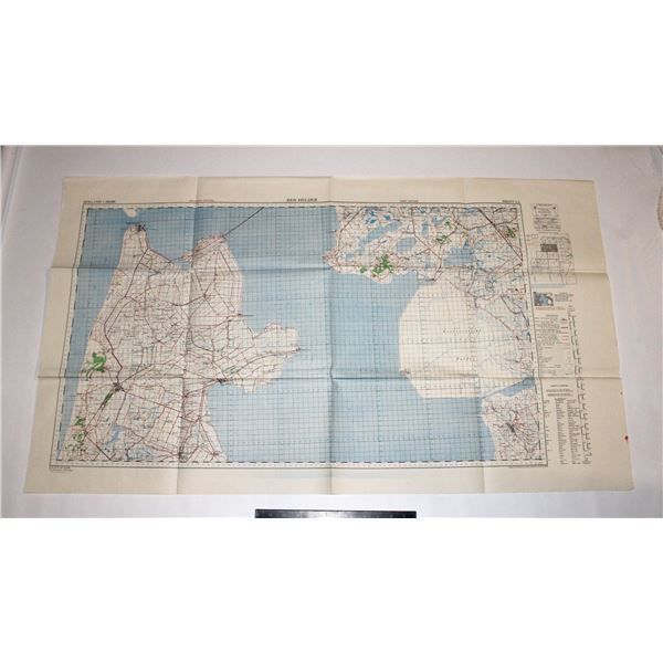 #900  WW2 BRITISH MILITARY MAP 1943 DEN HELDER