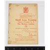Image 1 : #923 1948 SMALL ARMTS TRAINING GUN DOCUMENT