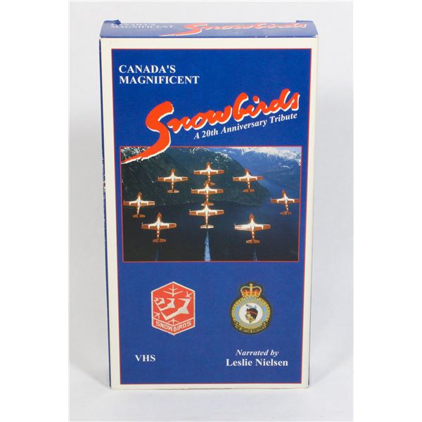 #934 1991 CANADIAN SNOWBIRDS JET VHS TAPE 1991