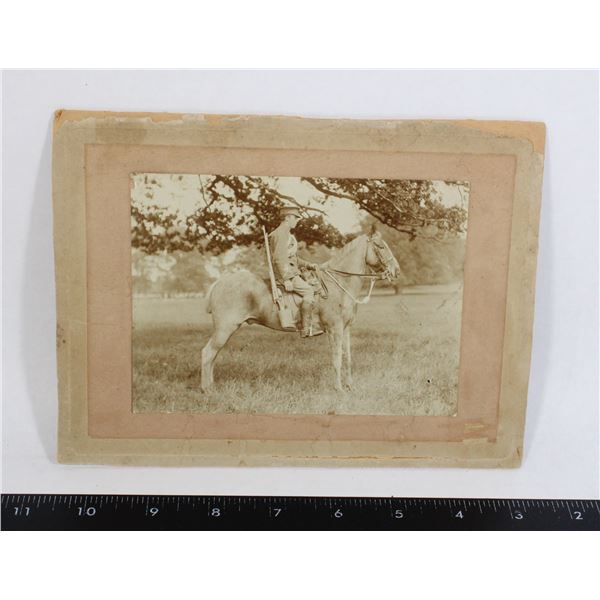 #935 WORLD WAR ONE CANADIAN CAVALRY PHOTOGRAPH