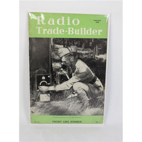 #939 WW2 CANADIAN MAGAZINE RADIO TRADE BUILDER