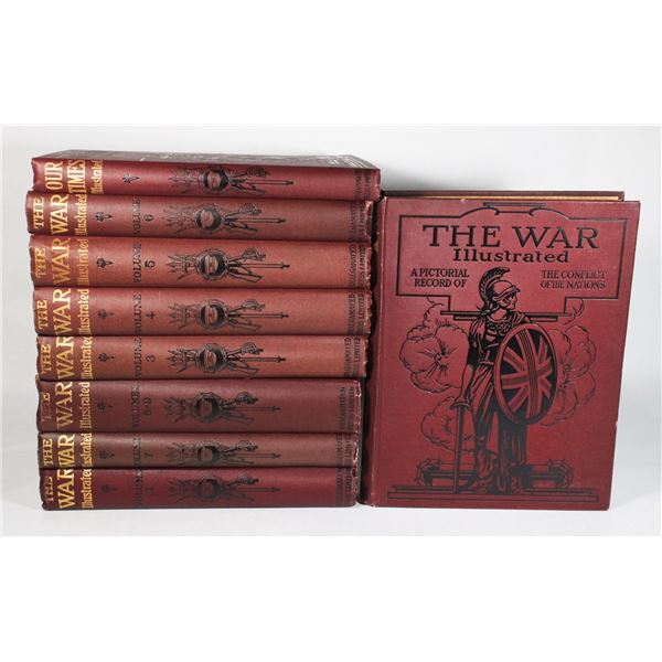 #941 WW1 WAR ILLUSTRATED VOL 1-9 COMPLETE SET