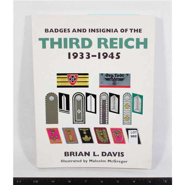 #992 BADGES AND INSIGNIA OF THE THIRD REICH