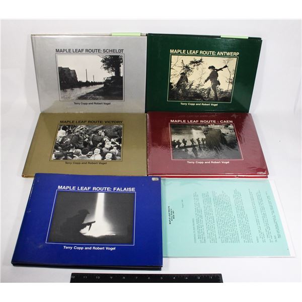 #1026 MAPLE LEAF ROUTE WW2 HISTORY BOOK SET