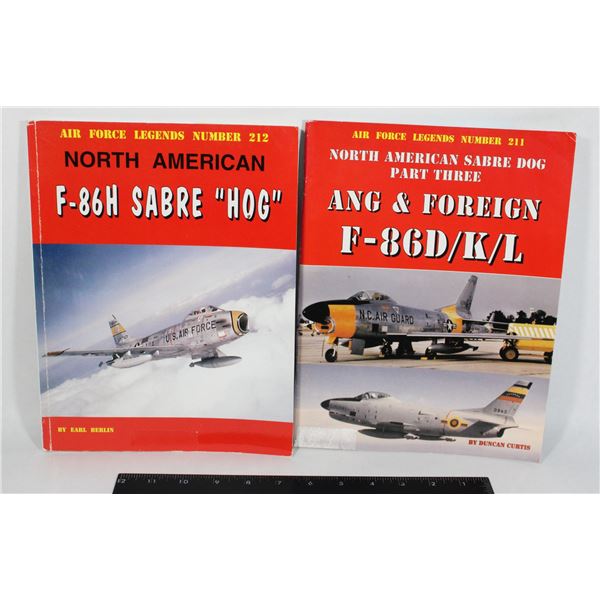 #1095 AIR FORCE LEGENDS 211- 212 SABRE + F-86D/K/L