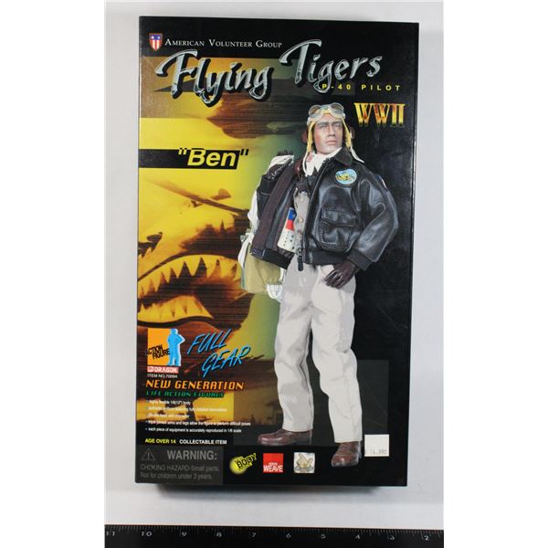 #1110 DRAGON ACTION FIGURE 12 INCH P-40 PILOT WW2