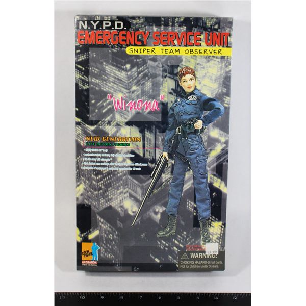 #1115  DRAGON ACTION FIGURE NYPD SNIPER TEAM UNIT