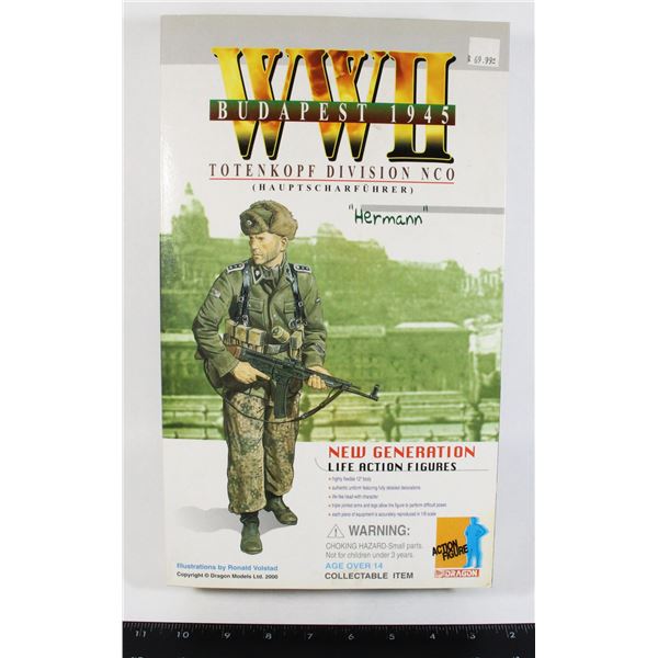 #1119 DRAGON ACTION FIGURE WW2 GERMAN NCO 1945