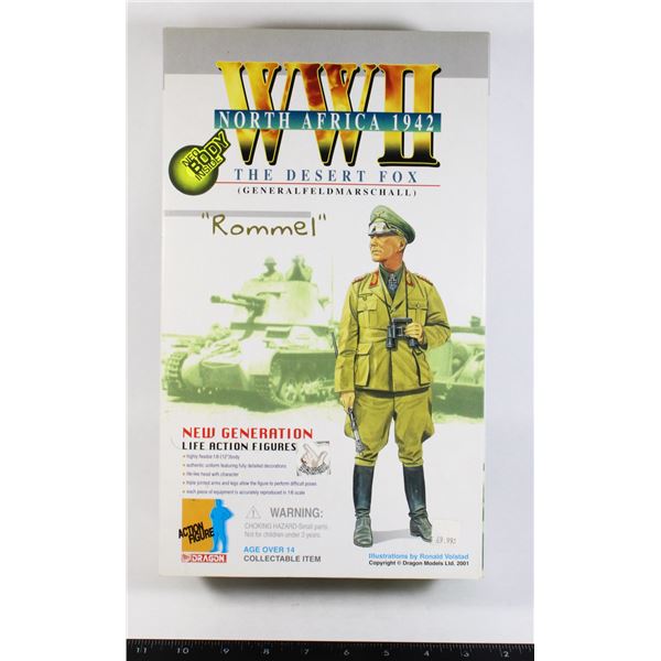 #1121 DRAGON ACTION FIGURE ROMMEL DESERT FOX