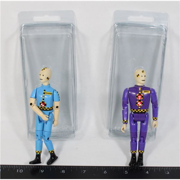 #1163 CRASH DUMMIES PITSTOP SPIN TYCO 1991 FIGURES