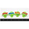 Image 1 : #1173 TEENAGE MUTANT NINJA TURTLES 1990 RING SET
