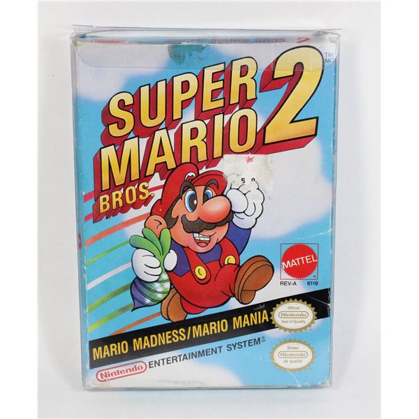 #1190 BOXED NINTENDO NES GAME SUPER MARIO BROS 2