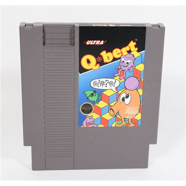 #1195 NINTENDO ENTERTAINMENT SYSTEM GAME Q*BERT