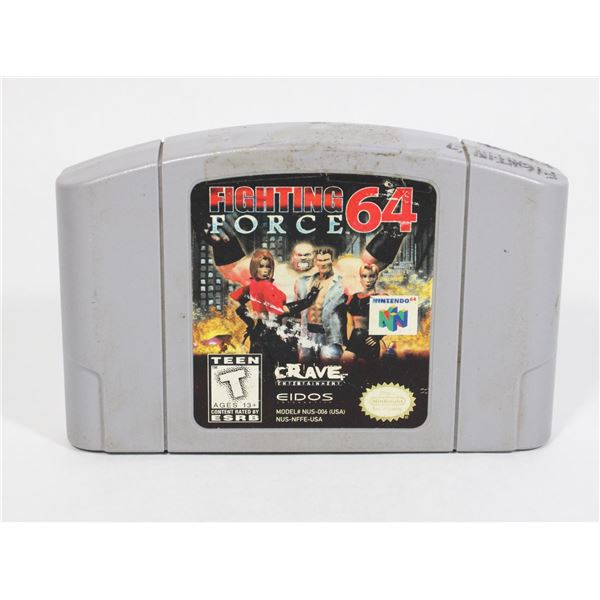 #1198 NINTENDO 64 N64 GAME FIGHTING FORCE 64