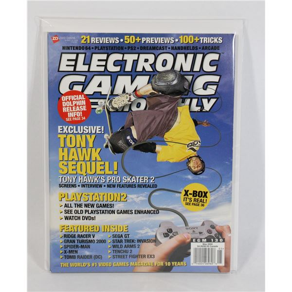 #1203 ELECTRONIC GAMING MONTHLY TONY HAWK 2000