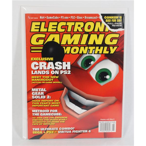 #1204 ELECTRONIC GAMING MONTHLY CRASH BANDICOOT