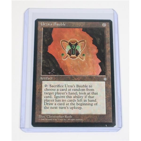 #1223 MAGIC THE GATHERING URZA'S BAUBLE CARD 1995