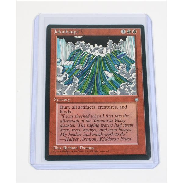 #1224 MAGIC THE GATHERING JOKULHAUPS CARD 1995