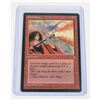 Image 1 : #1225 MAGIC THE GATHERING PRYOBLAST CARD 1995