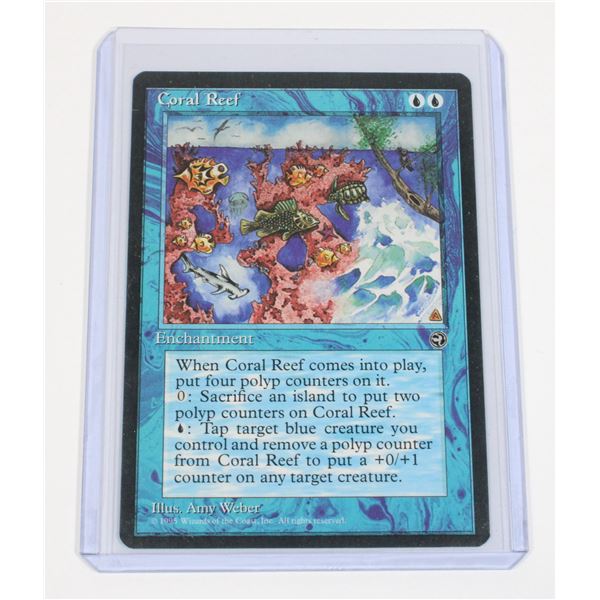#1229 MAGIC THE GATHERING CORAL REEF CARD 1995