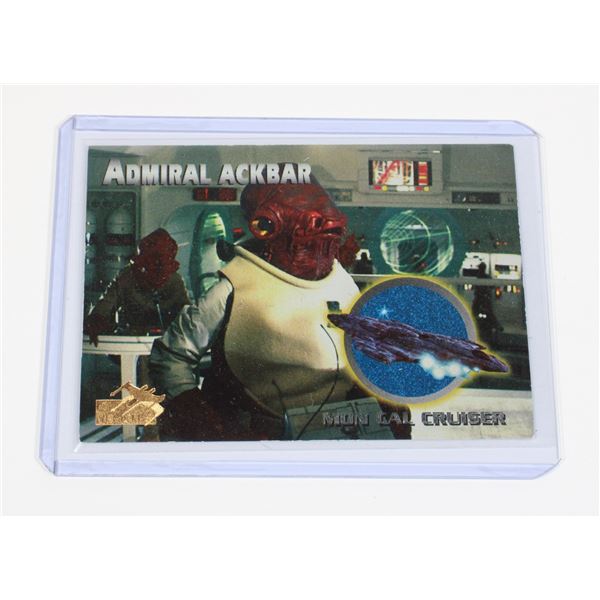 #1241 TOPPS STAR WARS VEHICLES ADMIRAL ACKBAR