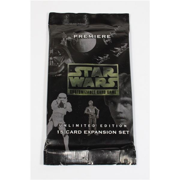 #1242 STAR WARS CUSTOMIZABLE CARD GAME SEALED PACK