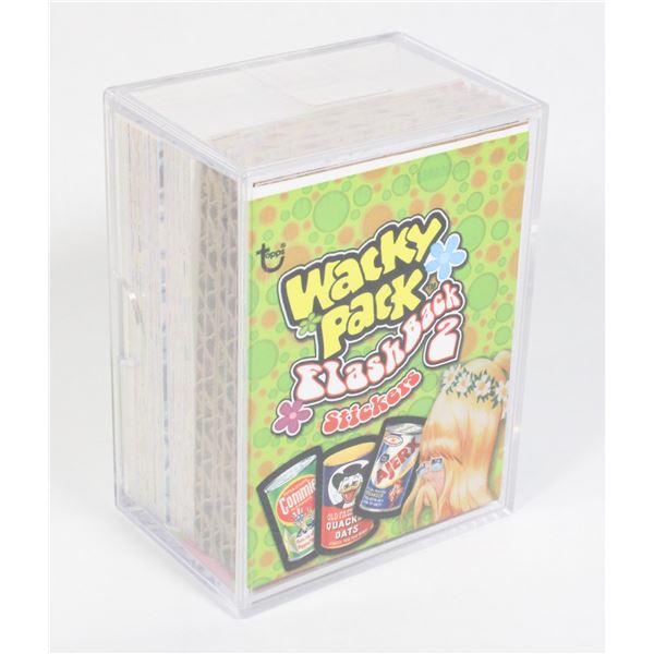 #1246 TOPPS WACKY PACKAGES FLASHBACK 2 2008 FULL