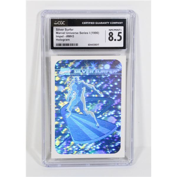 #1252 CGC 8.5 GRADED COSMIC SILVER SURFER HOLOGRAM