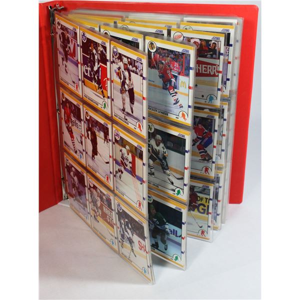 #1260 150+ NHL HOCKEY SPORTS CARDS IN BINDER