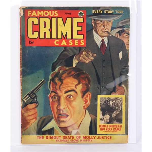 #1265 WW2 FAMOUS CRIME CASES JUNE 1943 MAGAZINE