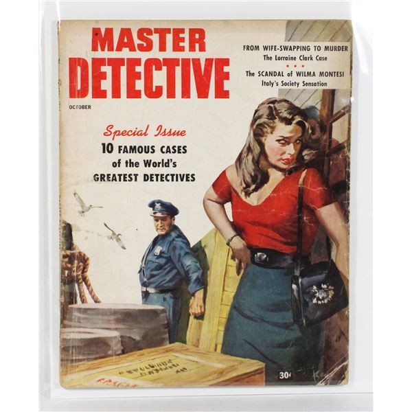 #1277  MASTER DETECTIVE MAGAZINE OCTOBER 1954