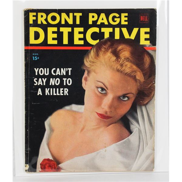 #1282 FRONT PAGE DETECTIVE MAGAZINE AUGUST 1951