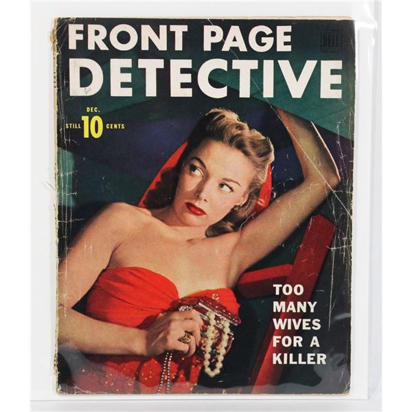 #1285 FRONT PAGE DETECTIVE MAGAZINE DECEMBER 1947