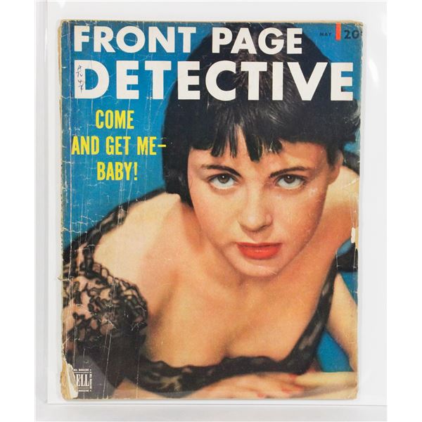 #1286 FRONT PAGE DETECTIVE MAGAZINE MAY 1952