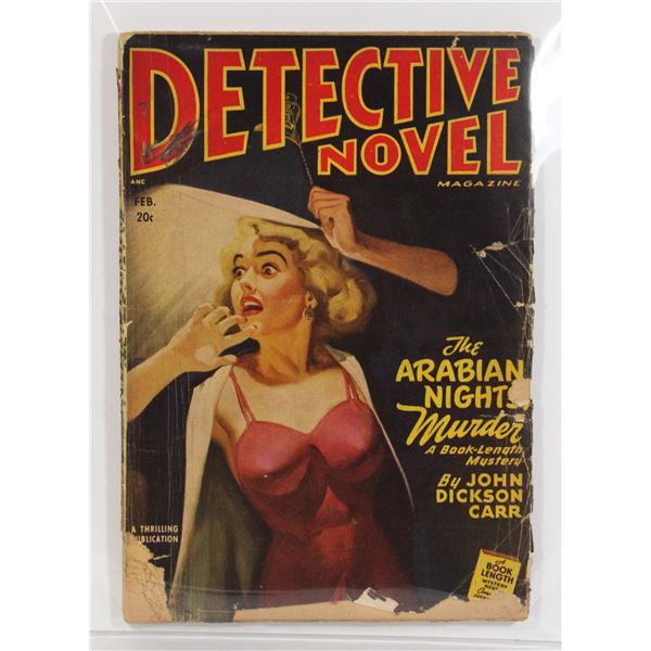 #1290 RARE DETECTIVE NOVEL MAGAZINE FEBRUARY 1949