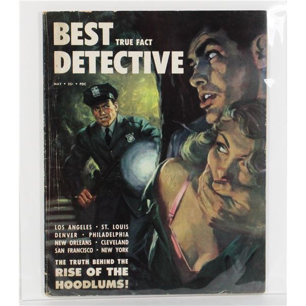 #1297  BEST TRUE FACT DETECTIVE MAGAZINE MAY 1953