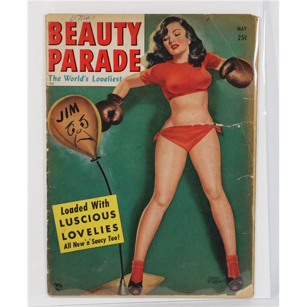 #1304 BEAUTY PARADE MAY 1951 MAGAZINE WORN